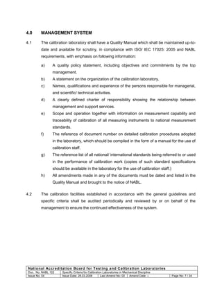 NABL 122 Mechanical | PDF