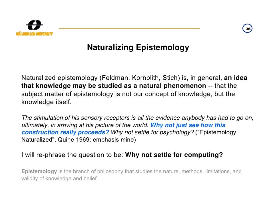QUINE NATURALIZED EPISTEMOLOGY DOWNLOAD QUINE NATURALIZED EPISTEMOLOGY DOWNLOAD