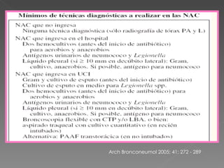 Arch Bronconeumol 2005; 41: 272 - 289 