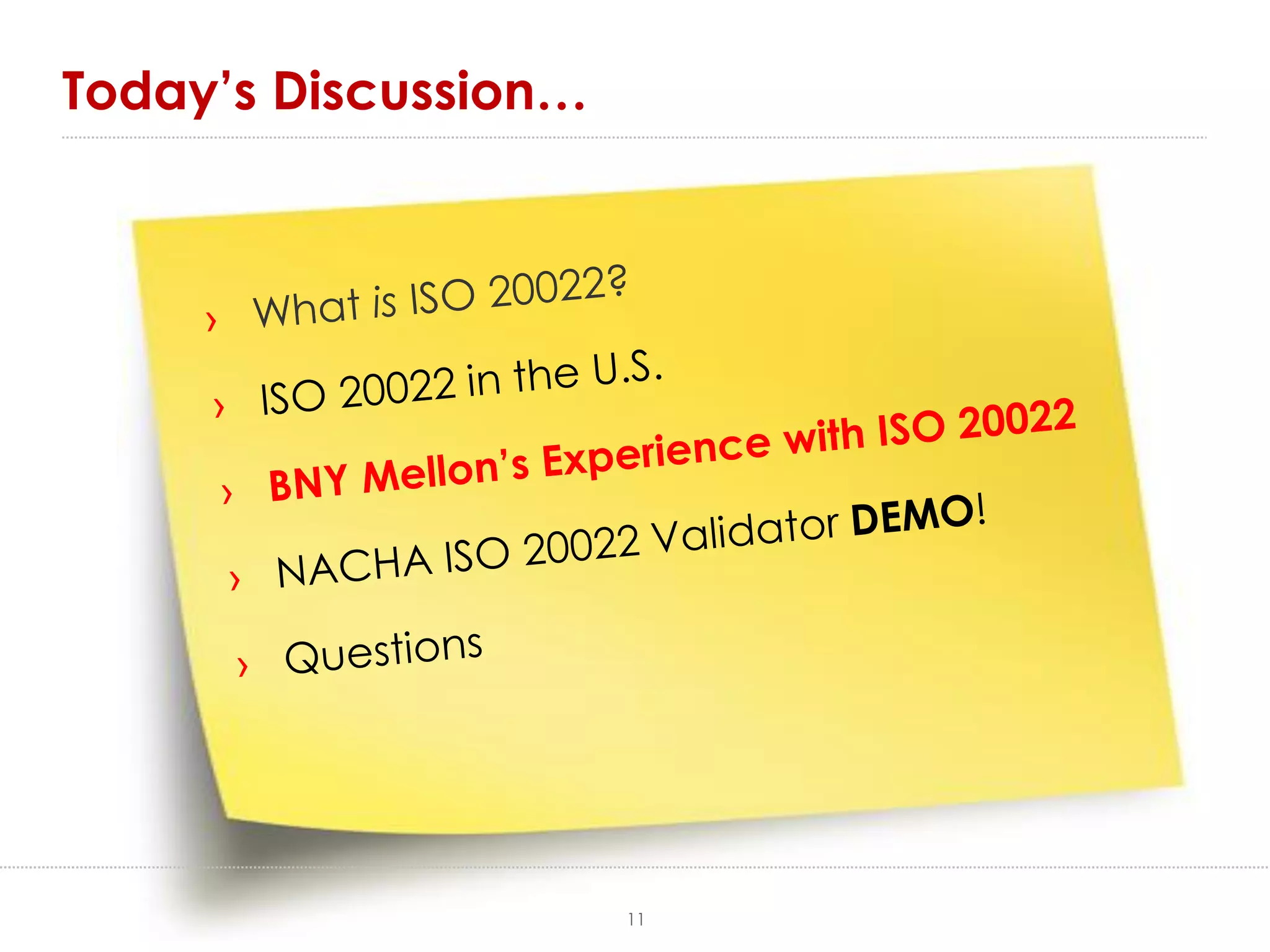 Today’s Discussion…
1111
 