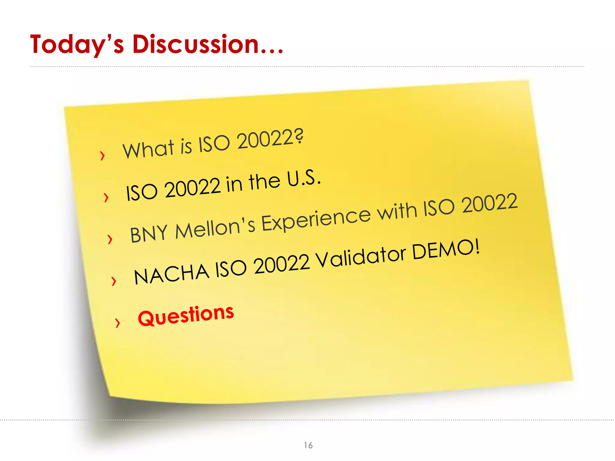 Today’s Discussion…
1616
 