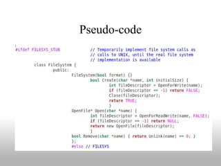 Pseudo-code 