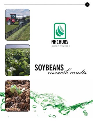 SY 
SOYBEANS research results 
 