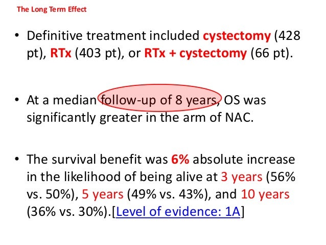 Neoadjuvant Chemotherapy vin muscle invasive bladder ...