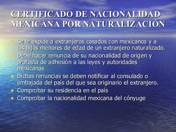 Nacionalidad