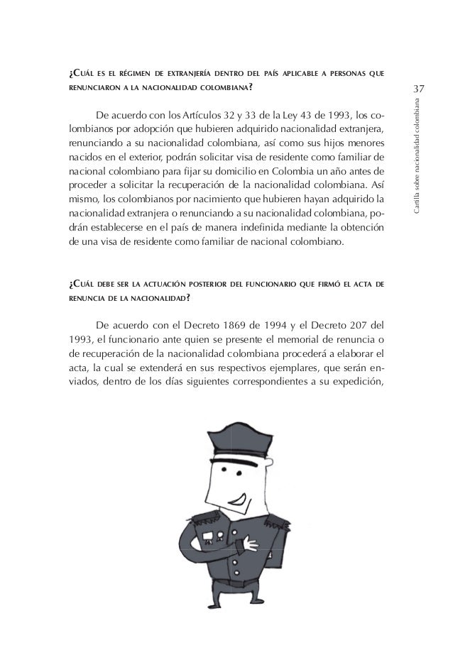 Nacionalidad colombiana Nacionalidad colombiana