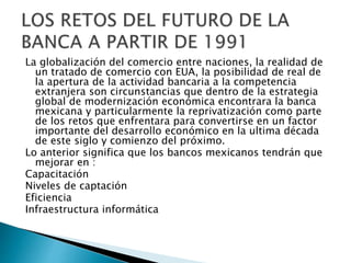 Nacionalización y privatización de la banca | PPSX