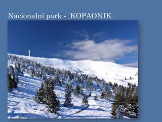 Nacionalni park - KOPAONIK
 