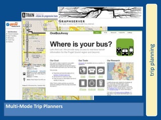 trip planningMulti-Mode Trip Planners