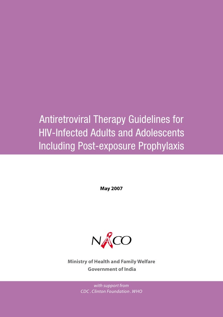 Naco guidelines for hiv aids management