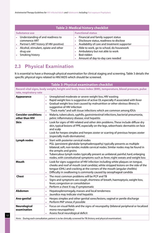 Naco guidelines for hiv aids management | PDF