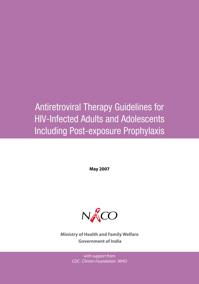 Naco guidelines for hiv aids management | PDF