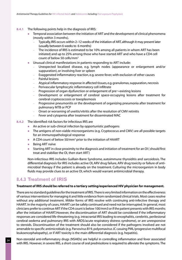 Naco guidelines for hiv aids management