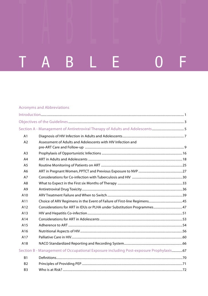 Naco guidelines for hiv aids management