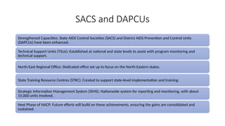 Strc Program NACO & HIV control National Program in India | PPTX