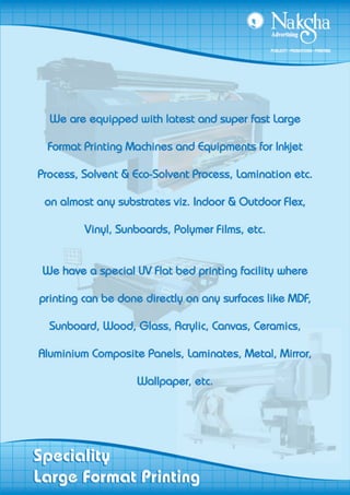 Naksha Advertising - Company Credentials