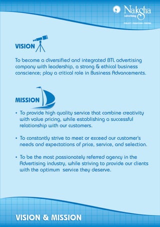 Naksha Advertising - Company Credentials