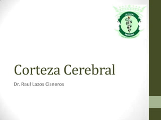 Corteza Cerebral
Dr. Raul Lazos Cisneros
 