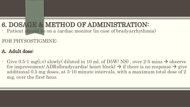 atropine antidote neostigmine atropine antidote neostigmine