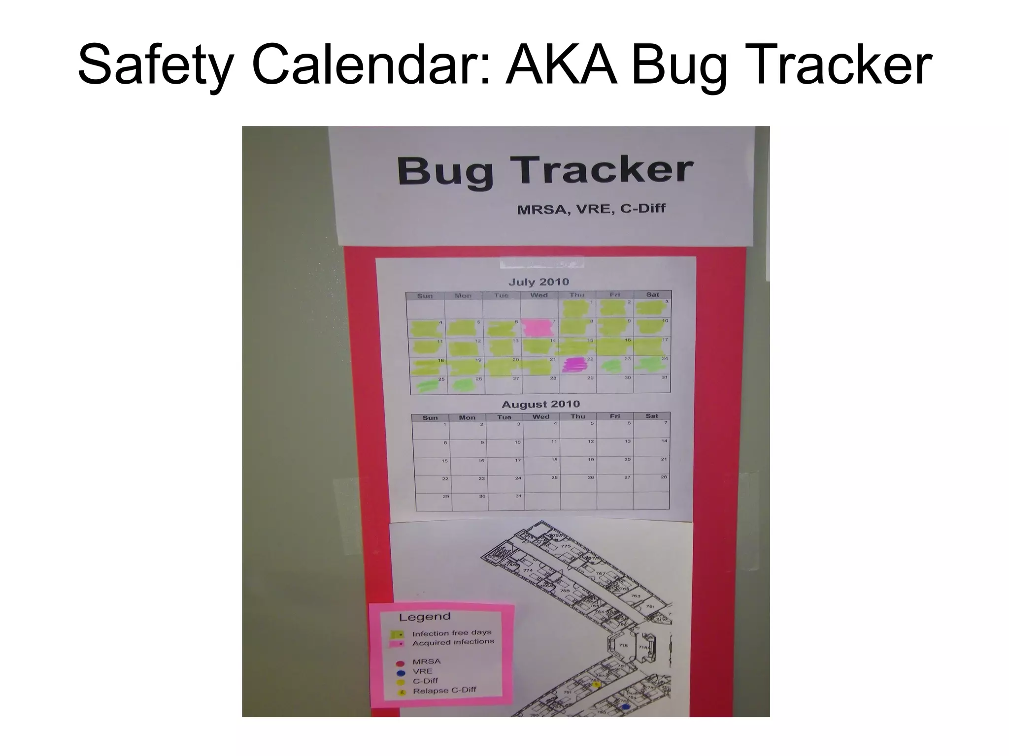 Safety Calendar: AKA Bug Tracker
 