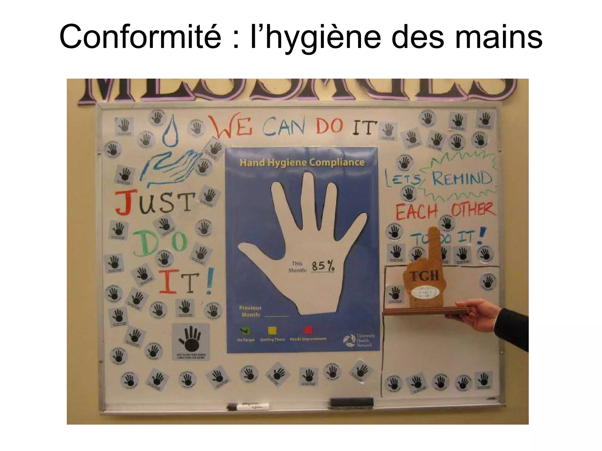 Conformité :  l’hygiène des mains 