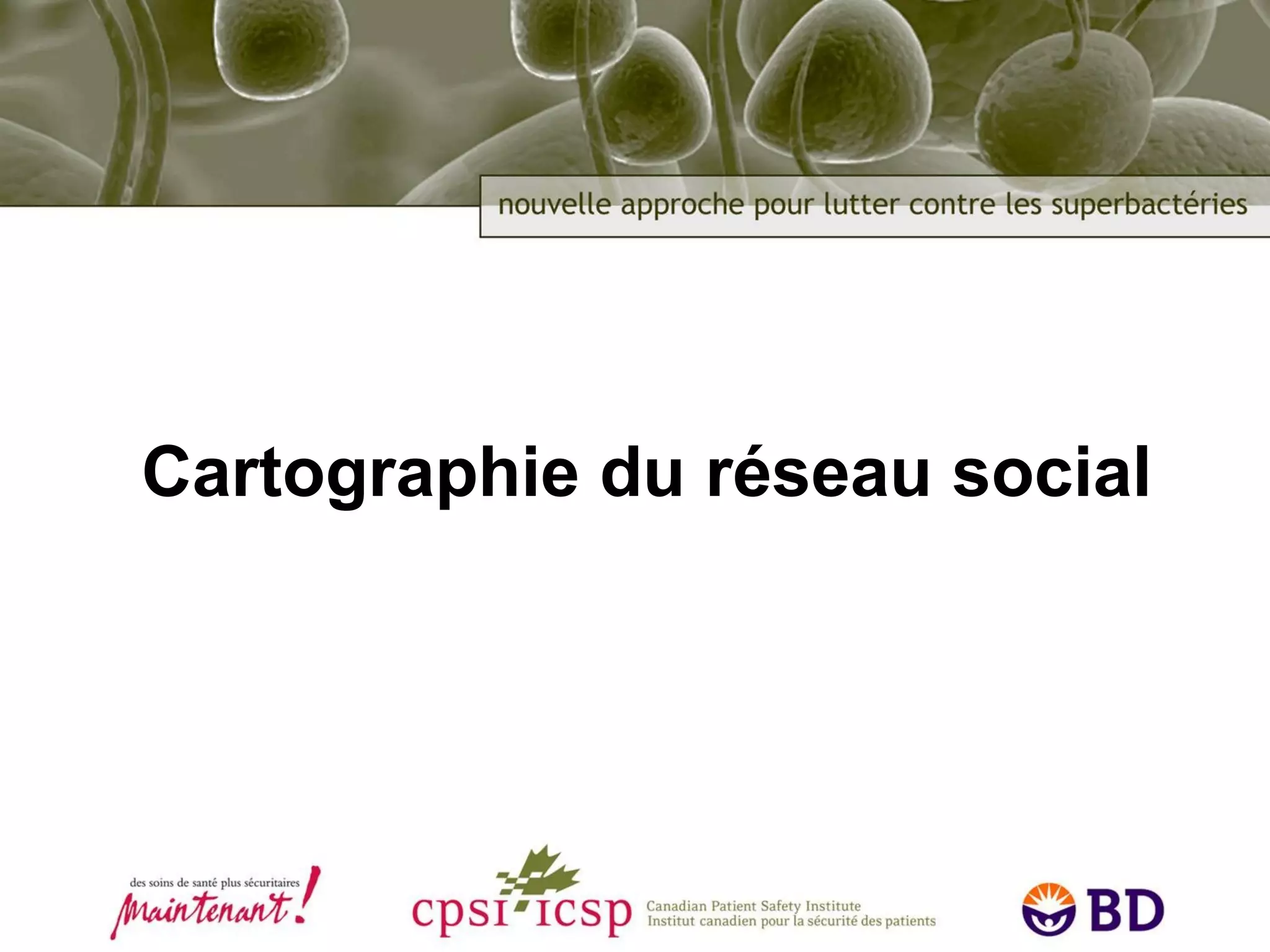 Cartographie du réseau social 