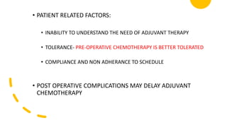 ROLE OF NEO ADJUVANT CHEMOTHERAPY IN TRIPLE NEGATIVE BREAST CANCER | PPTX