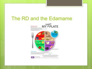 The RD and the Edamame
 