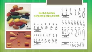 Bentuk-bentuk
cangkang kapsul lunak
 