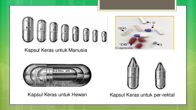 Contoh Obat Kapsul Keras