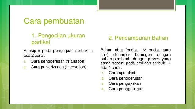 Sediaan obat Kapsul