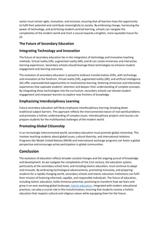 The Evolution and Future of Education: Navigating Change in the 21st ...
