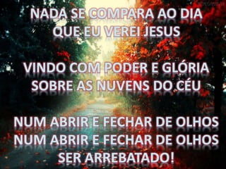 Nada se compara renascer praise 