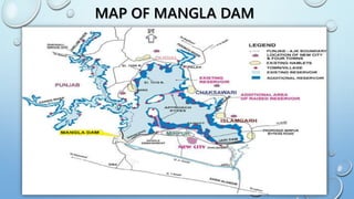 MAP OF MANGLA DAM
 