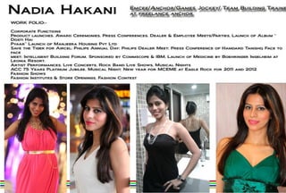 Nadia hakani anchor-games jockey