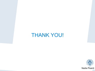 Nadia Pisanti
THANK YOU!
 