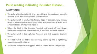 Nadi Pariksha - Ayurvedic Pulse Examination | PPT