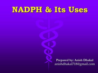 NADPH & Its Uses
Prepared by: Anish Dhakal
anishdhakal718@gmail.com
 