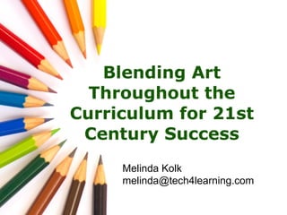 Melinda Kolk
melinda@tech4learning.com
 