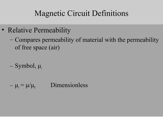 Magnetic Circuits | PPT