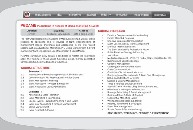 National Academy of Event Management & Development | PPT