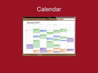 Calendar
 