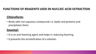 Nucleic acid Extraction techniques .pptx