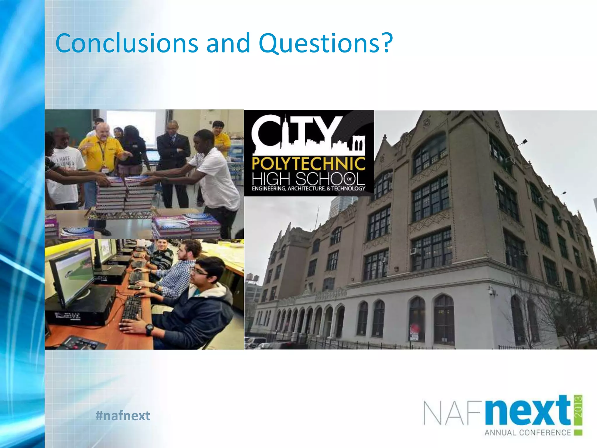 #nafnext
Conclusions and Questions?
 