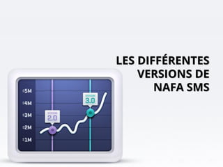 LES DIFFÉRENTES
VERSIONS DE
NAFA SMS

 