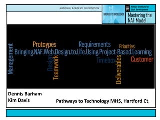 Dennis Barham
Kim Davis Pathways to Technology MHS, Hartford Ct.
 