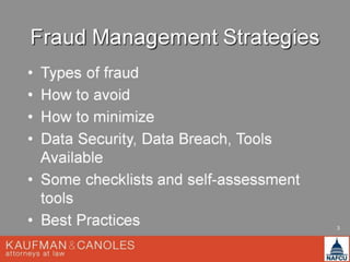 NAFCU - Fraud Management