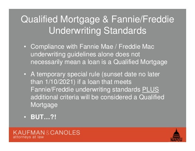 Nafcu Ability To Repay And Qualified Mortgage Rules