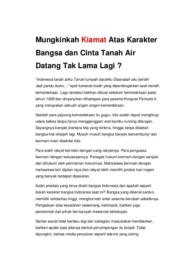 13 Contoh Puisi Tentang Cinta Tanah Air