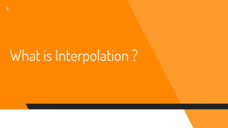 What is Interpolation ?
2
 